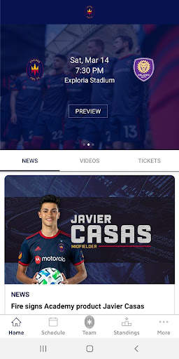 Chicago Fire FC Mobile App screenshot 2