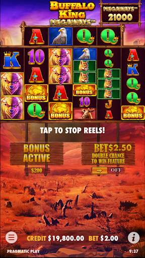 Buffalo King Mways Slot Game screenshot 3