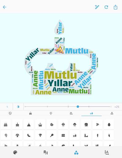 Reesha - kelime bulutu oluşturucu screenshot 10