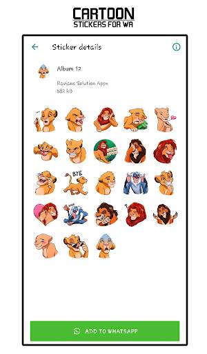 Funny Cartoon Stickers for WhatsApp screenshot 5