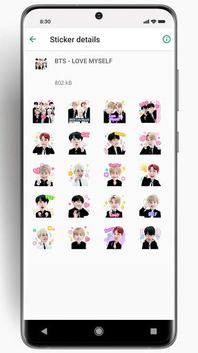 Cute Korean Idol BTS for WhatsApp screenshot 1