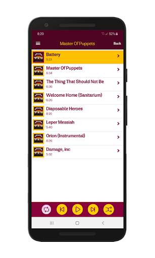 Metallica Modern Music Library (Unofficial) screenshot 3