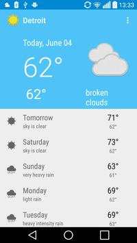 Detroit, MI - weather screenshot 1
