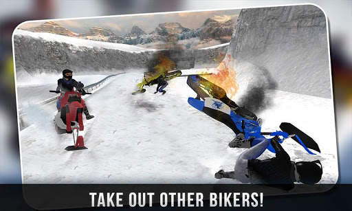 febbre pilota corsa neve bici screenshot 5