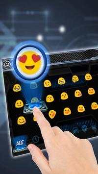 Hitam hi-tech biru screenshot 3