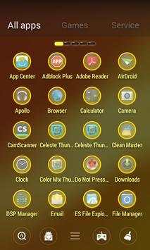 Yellow Light GO Launcher Theme screenshot 6