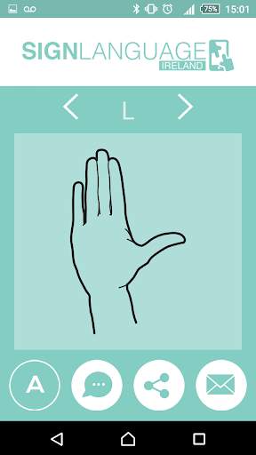 Sign Language Alphabet Ireland screenshot 2