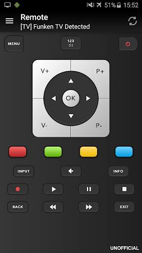 Remote for Telefunken TV screenshot 1