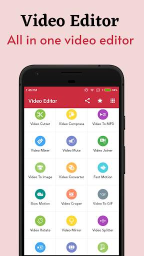 Video editor - VidMix screenshot 1