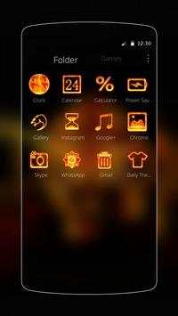Wild Flaming Cheetah Theme screenshot 3