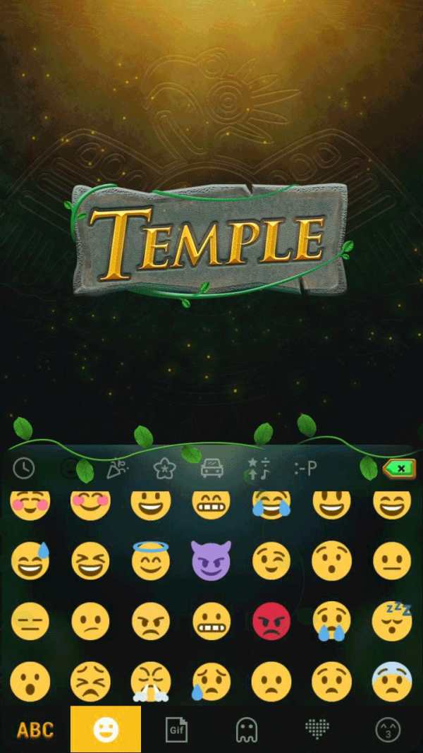 Temple Theme for Kika Keyboard 3 تصوير الشاشة