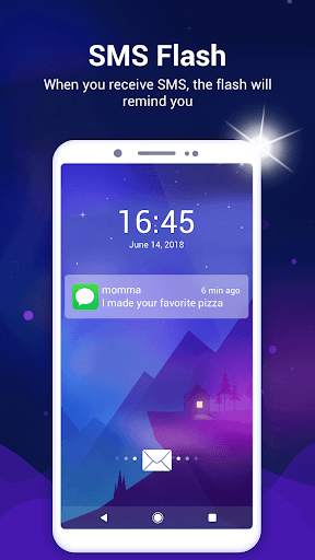 Flash call-flashlight on Call and SMS screenshot 3