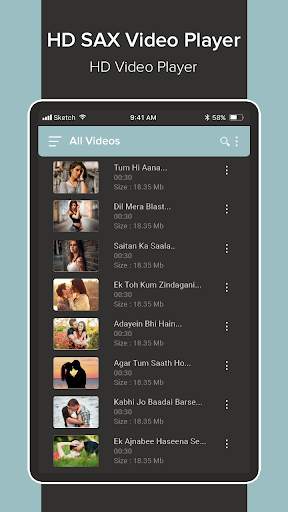 HD SAX Video Player - HD Video Player screenshot 2