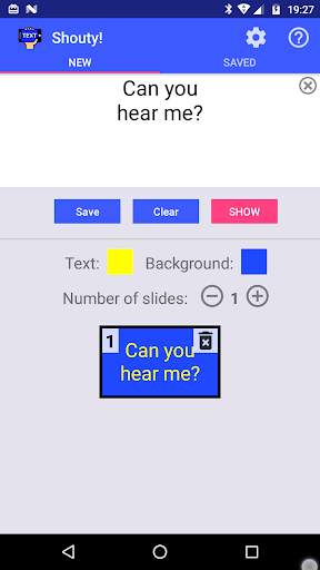 Shouty - Big Text Banner screenshot 2