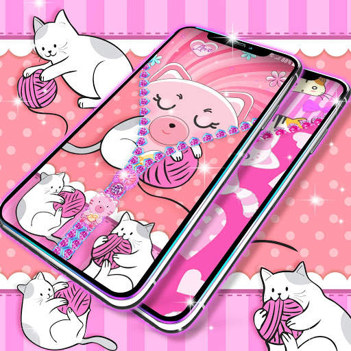 Kitty lock screen 2 تصوير الشاشة