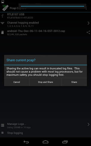 Wi-Fi PCAP Capture screenshot 2