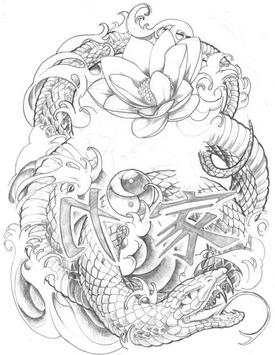 Snake Tattoo Design Wallpaper screenshot 3