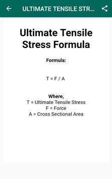 Mechanical Engineering Formulas screenshot 2