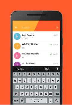Messenger chat and Tinder screenshot 2