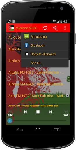 Palestine MUSIC Radio screenshot 3
