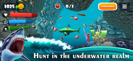 Hunting Shark Simulator - Hungry Fish Evolution screenshot 2