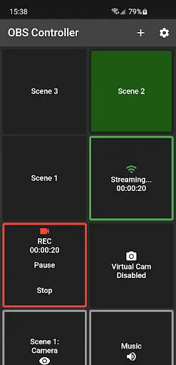 OBS Controller स्क्रीनशॉट 2