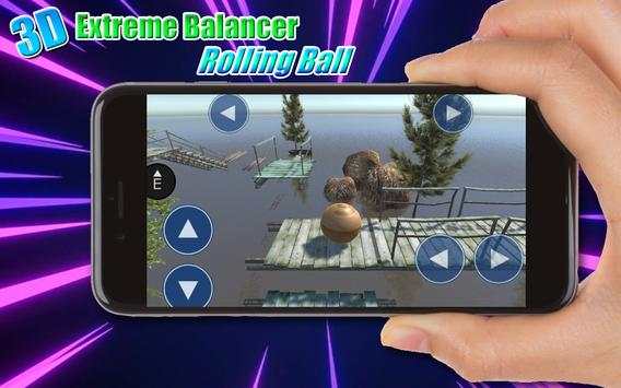3D Extreme Balancer Rolling Ball screenshot 2