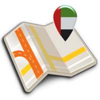 Map of UAE offline logo