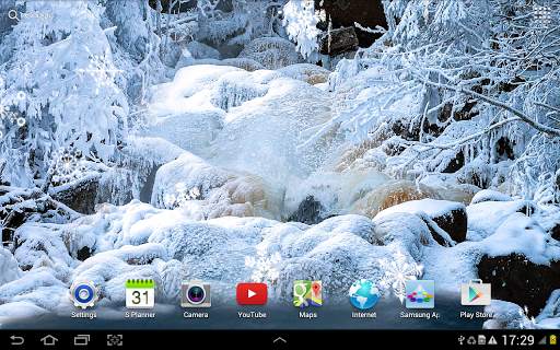 Winter Waterfalls Wallpaper screenshot 9
