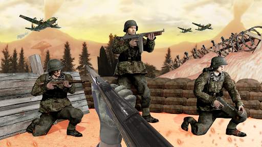 World War Fire Squad Gun Shoot screenshot 2
