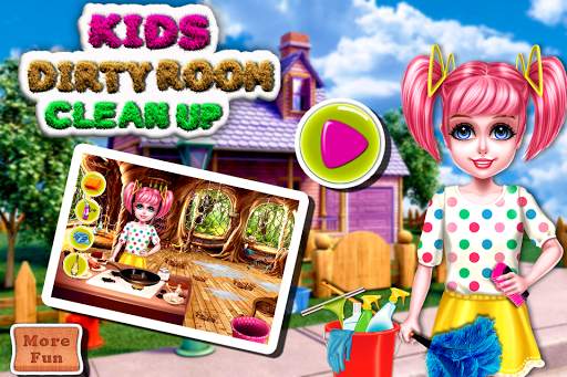 Kids Dirty Room Clean Up screenshot 1