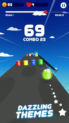 Space Road: color ball game screenshot 6