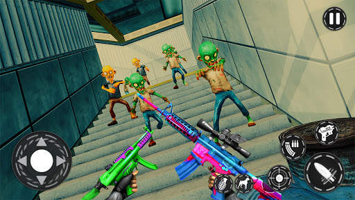 Cartoon Zombie Dead Strike zombie sniper Hunter screenshot 3
