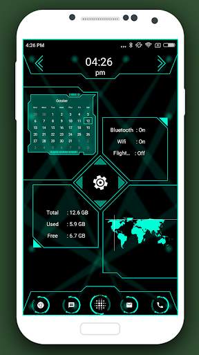Hi-tech Unique Launcher screenshot 4