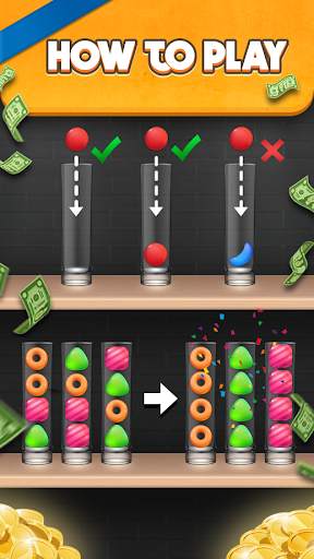 Sort Candy - Money screenshot 3