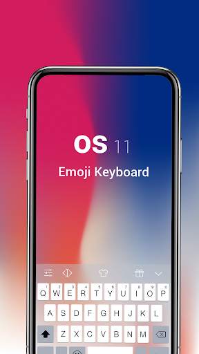 Phone X Theme for Emoji Keyboard स्क्रीनशॉट 1