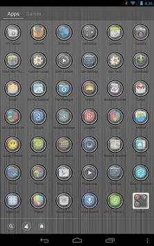 Dark GO Launcher Theme screenshot 2
