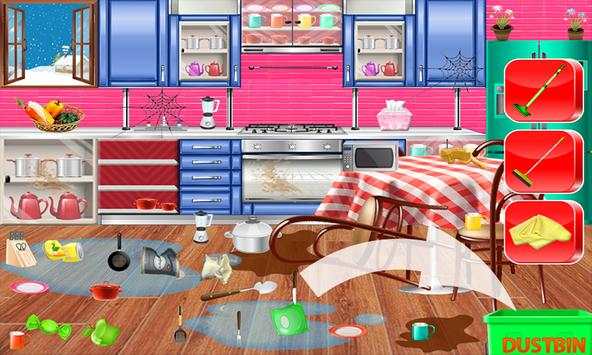 🏠 House Cleaning - Winter Room Cleanup screenshot 4