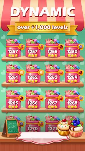 Sweet Candy Pop Match 3 Puzzle screenshot 4