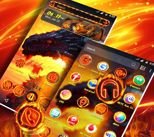 Dragon Launcher Theme screenshot 5