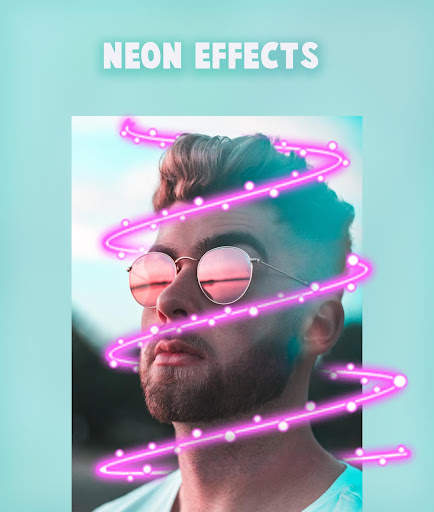 Neon horns Devil : Halloween Makeup Photo Editor screenshot 6