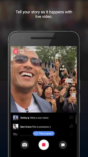 Facebook Mentions screenshot 2