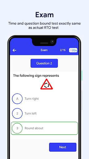 RTO Exam : Driving License Test screenshot 4