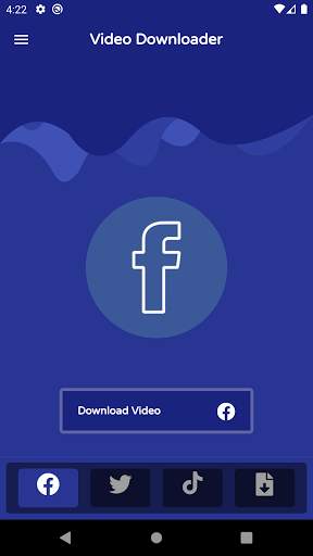 Video Downloader for Facebook - 2020 screenshot 1