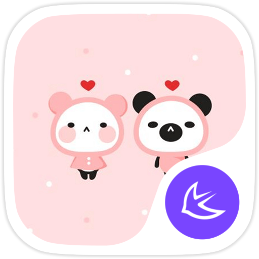 Cute Panda Baby theme &amp; HD wallpapers icon