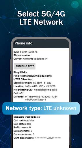 5G 4G LTE WIFI & Network Tools screenshot 1
