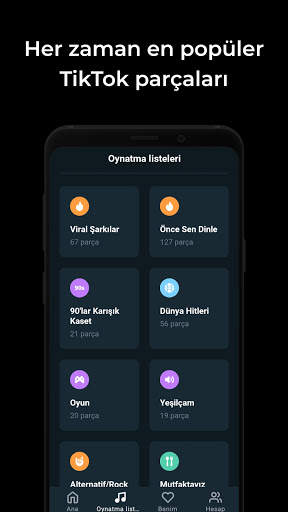 TikMusic - popüler şarkılar, trend listeler 2021 screenshot 4