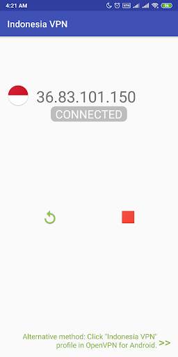 Indonesia VPN - for OpenVPN screenshot 2