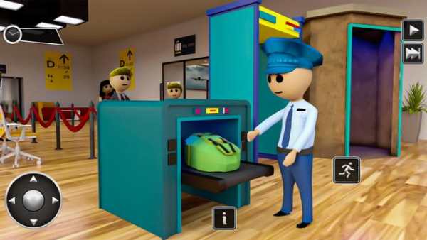 Stickman Airport Games - A Kids City Simulation screenshot 5