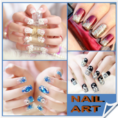 Nail art design icon
